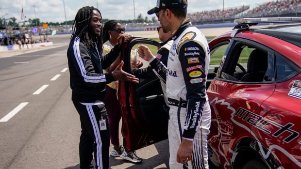 Alvin Kamara, Saints RB at ALLY 400